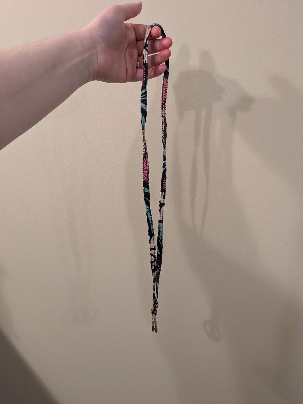 Womens Vera Bradley Caton Road Pattern Lanyard